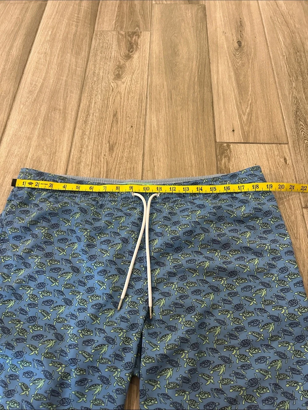 Bonobos Men’s Blue Fish Pattern Swim Trunks